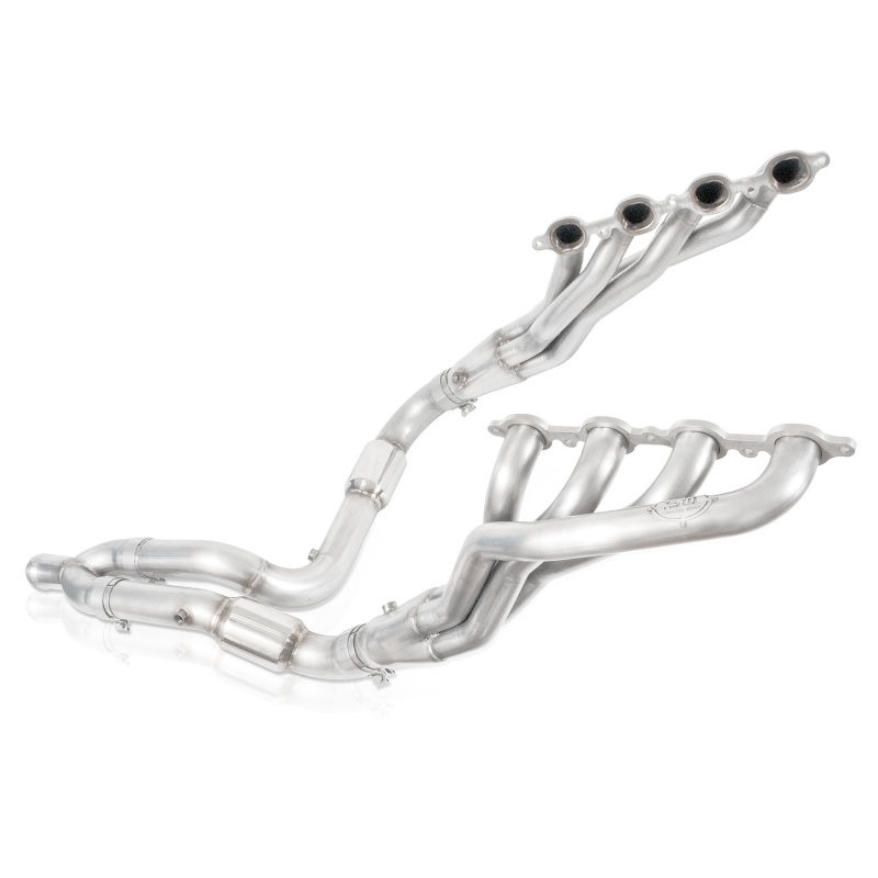 Stainless Works 2007-13 Chevy Silverado/GMC Sierra Headers 1-7/8in Primaries High-Flow Cats Y-Pipe - CT07HCATY