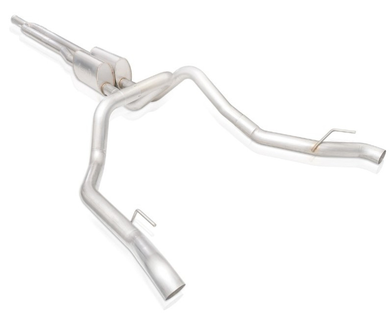 Stainless Works Legend Series Catback Exhaust - Factory Connect - Rear Bumper Uses Factory Tips - 19-24 Silverado & Sierra