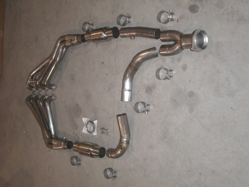 Stainless Works Chevy/GMC Truck 1999-02 Headers 2WD with Converters - CT99022WD