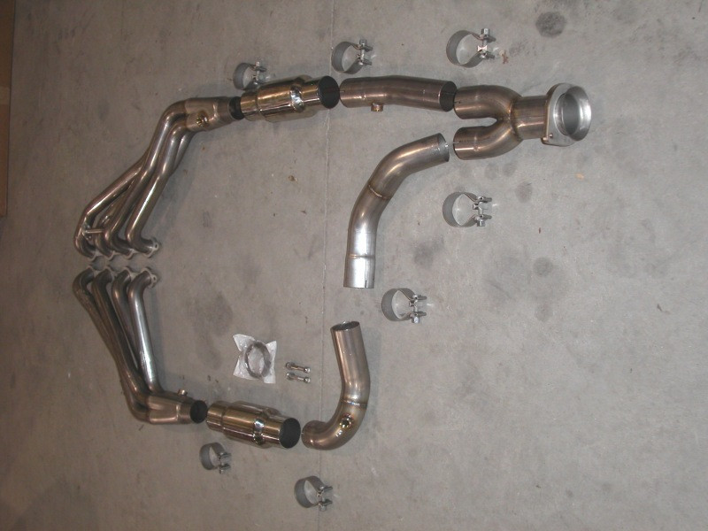 Stainless Works Chevy/GMC Truck 1999-02 Headers 2WD with Converters - CT99022WD