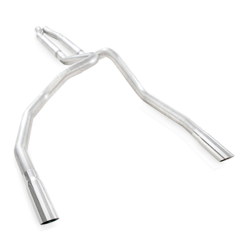 Stainless Works 2011-14 F-150 5.0L 3in Exhaust S-Tube Mufflers Under Bumper Exit - FT11CBUB