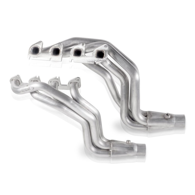 Stainless Works 11-18 Ford F-250/F-350 6.2L Headers 1-7/8in Primaries 3in Collectors High Flow Cats - FT211HCAT