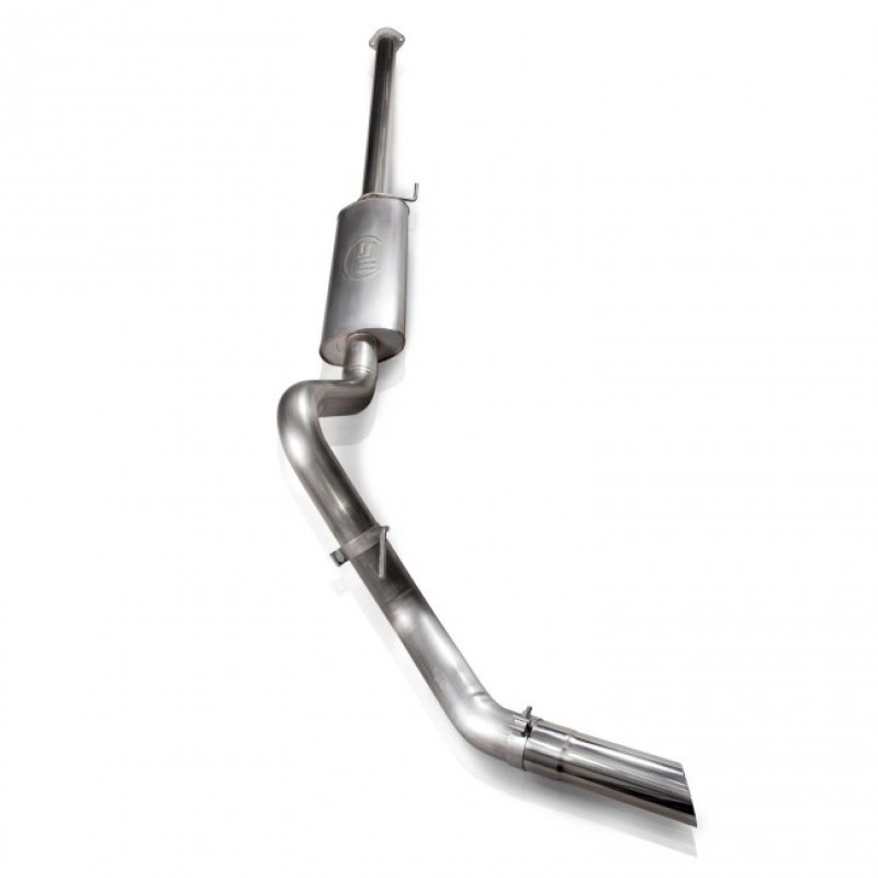 Stainless Works 2011-14 F-150 3.5L 3-1/2in Catback S-Tube Muffler Factory Connection - FTECOCB-LMF