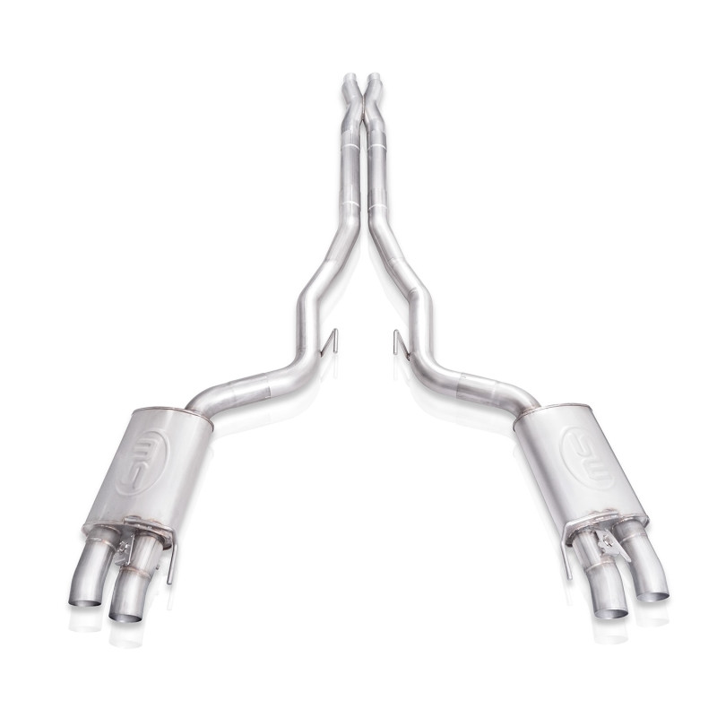 Stainless Works Legend Series Catback / X-Pipe / Factory Connect - 15-20 Mustang GT350