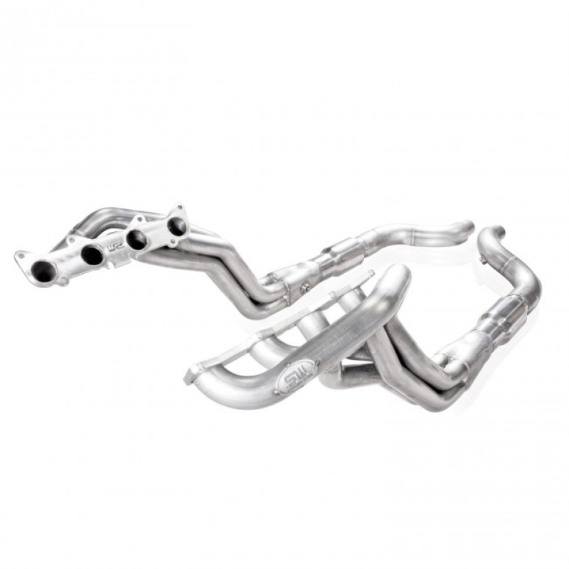 Stainless Works 1 7/8" Long Tube Headers w. High Flow Cats / Factory Connect - 15-20 Mustang GT350