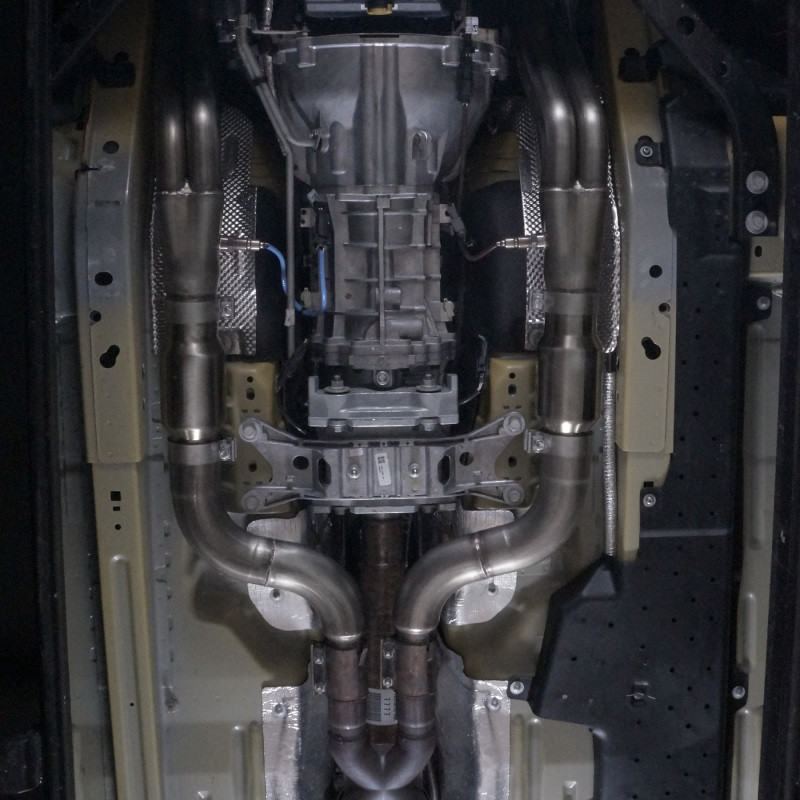 Stainless Works 1 7/8" Long Tube Headers w. High Flow Cats / Factory Connect - 15-20 Mustang GT350