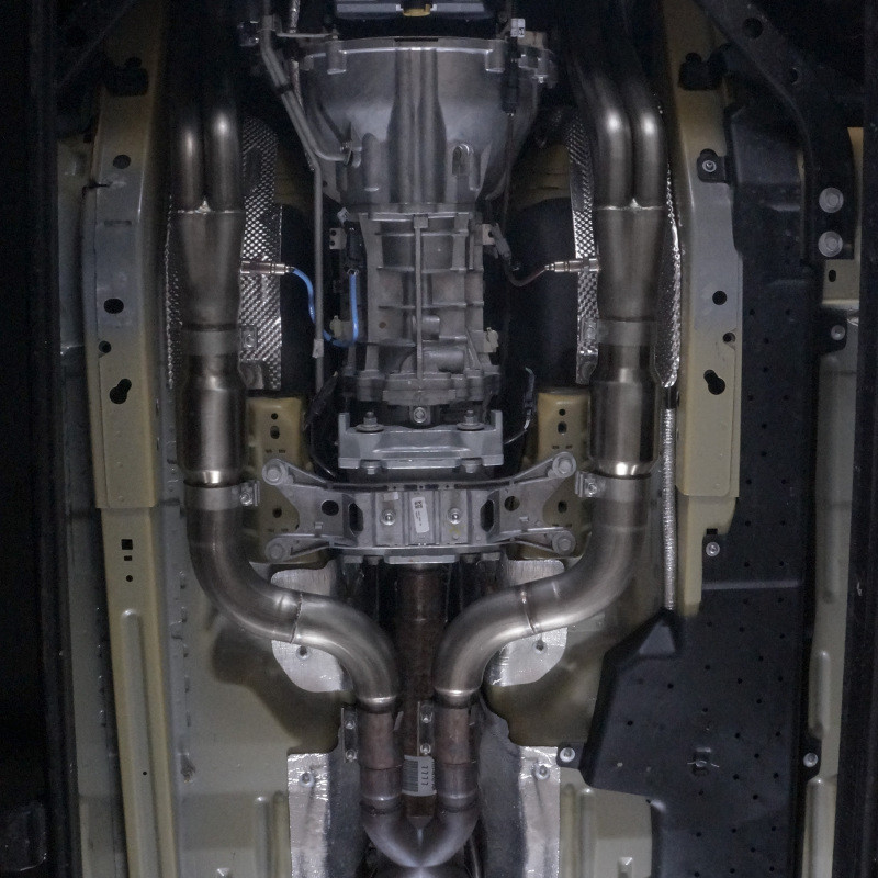 Stainless Works 1 7/8" Long Tube Headers w. High Flow Cats / Factory Connect - 15-20 Mustang GT350