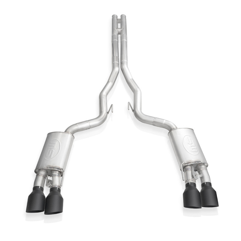 Stainless Works Legend Series Catback / H-Pipe / Black Tips - 20-23 Mustang GT500