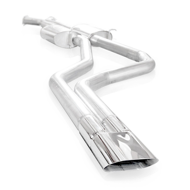Stainless Works 2004 GTO 3in Catback Chambered Mufflers X-Pipe Slash Cut Tips - GTOTOLTMDT