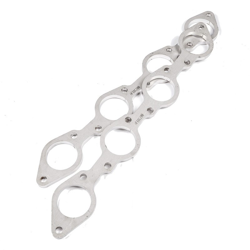Stainless Works Big Block Chevy Round Port Header 304SS Exhaust Flanges 2in Primaries - HFBBC200