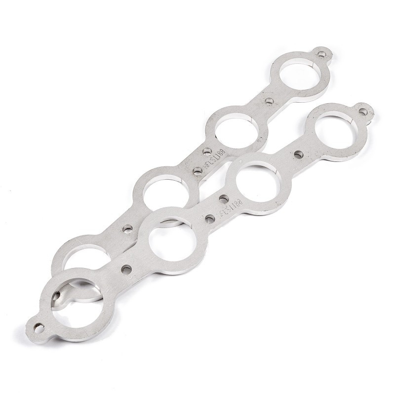 Stainless Works Chevrolet LS1/LS6 Round Port Header 304SS Exhaust Flanges 2in Primaries - HFLS1200