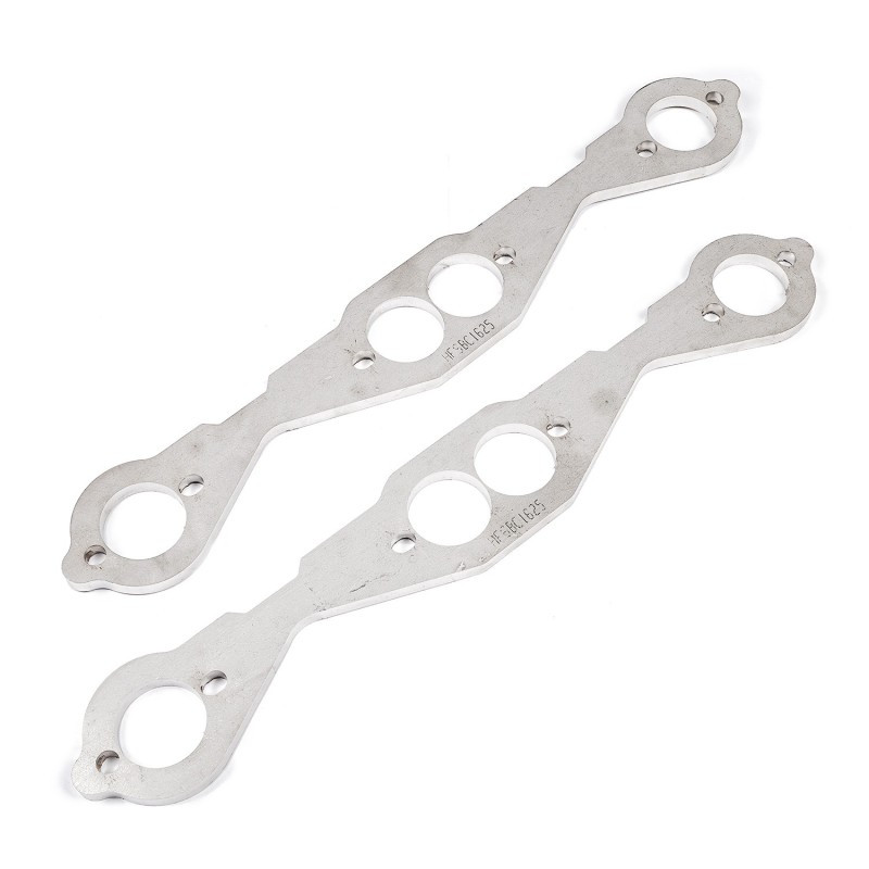 Stainless Works Small Block Chevy Round Port Header 304SS Exhaust Flanges 1-5/8in Primaries - HFSBC1625