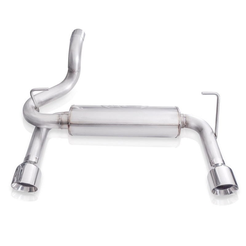 Stainless Works 2018+ Jeep Wrangler JL 304SS Factory Connect 2.5in Axle Back Exhaust System - JPJLAB
