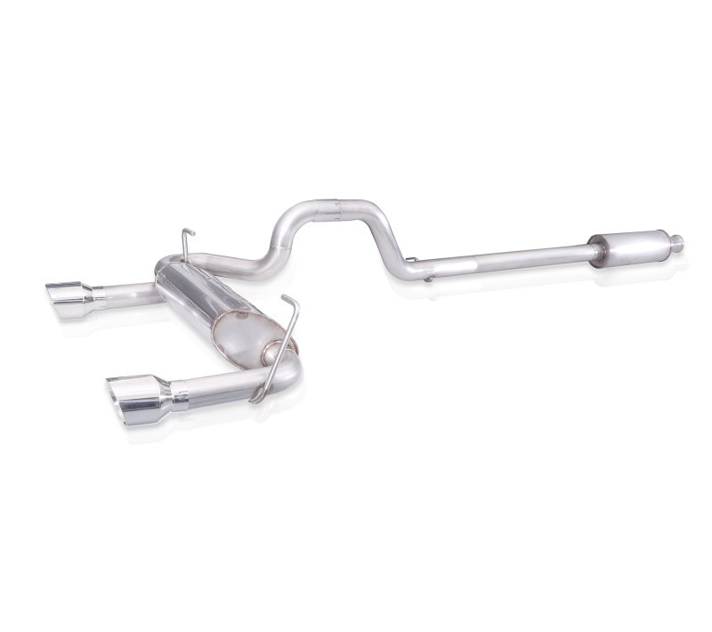 Stainless Works 2018+ Jeep Wrangler JL 304SS Factory Connect 2.5in Cat Back Exhaust System - JPJLUCB