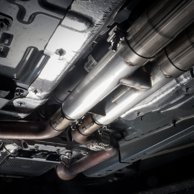 Stainless Works Redline Series Catback / Factory Connect / H-Pipe / WITH Active Exhaust - 18-23 Mustang GT