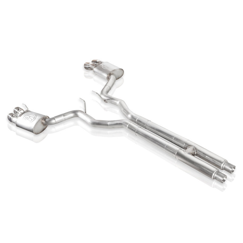 Stainless Works Redline Series Catback / Factory Connect / H-Pipe / WITH Active Exhaust - 18-23 Mustang GT