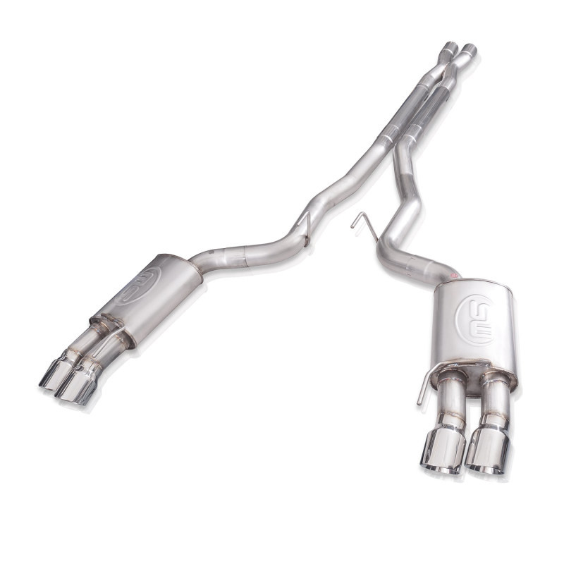 Stainless Works Redline Series Catback / Performance Connect / X-Pipe / No Active Exhaust - 18-23 Mustang GT