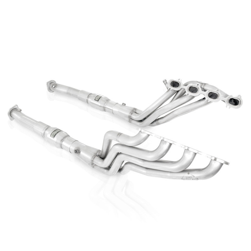 Stainless Works 2003-04 Mercury Marauder Headers 1-5/8in Primaries 2-1/2in High-Flow Cats - MAUCAT