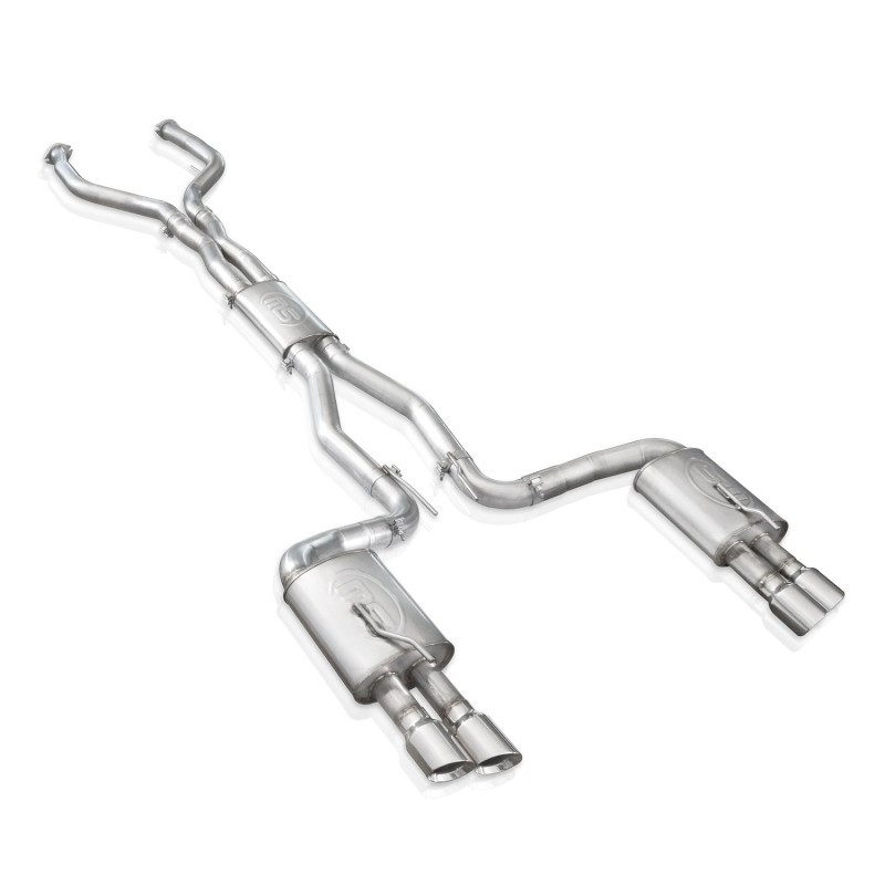 Stainless Works 2008-09 Pontiac G8 GT 3in Catback Systemt X-Pipe Turbo Chambered Muffler 3.5in Tips - PG8CBFC