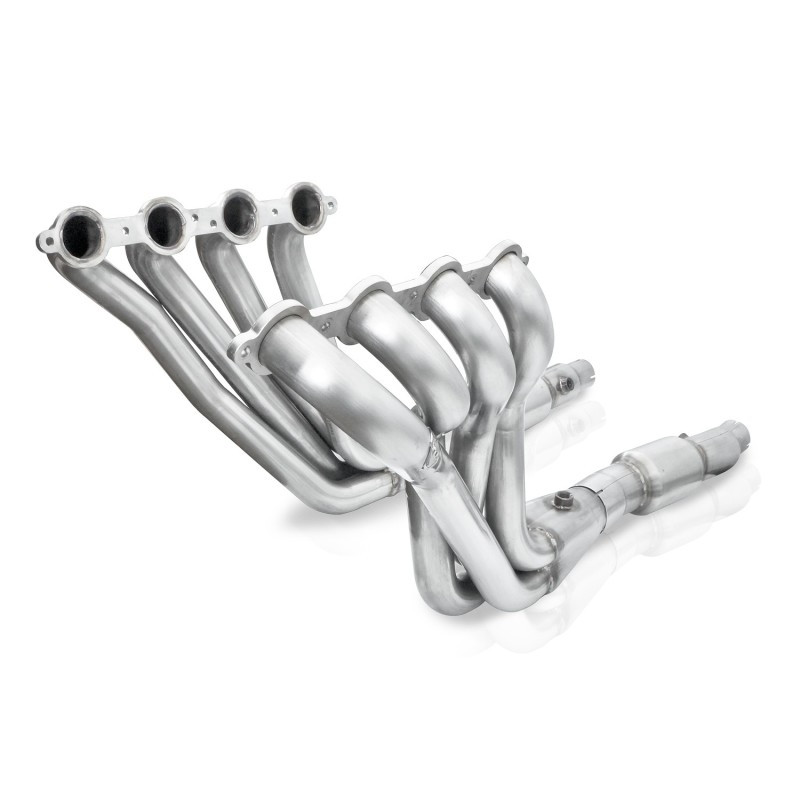 Stainless Works 2008-09 Pontiac G8 GT Headers 2in Primaries 2-1/2in Leads Factory Connect w/HF Cats - PG8HCATFC