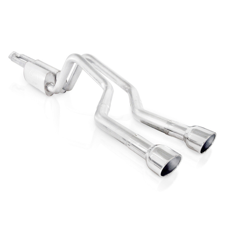 Stainless Works 2006-09 Trailblazer SS 6.0L 2-1/2in S-Tube Exhaust Y-Pipe Center Bumper Exit - TBTDLMFCBCO