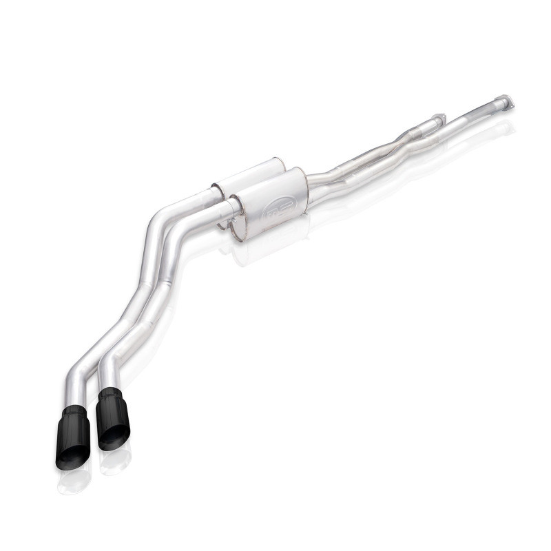 Stainless Works 2014+ Toyota Tundra 5.7L Legend Series Cat-Back Exhaust w/Black Tips - TOYT14CBL-B