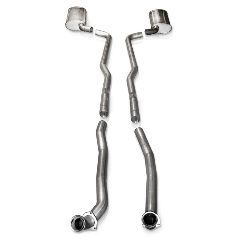 Stainless Works 1964-67 Corvette Exhaust BB Automatic Trans 2-1/2in Factory Connect - V6414300S