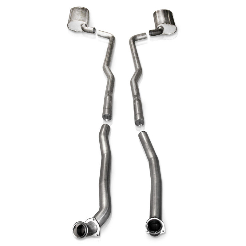 Stainless Works 1964-67 Corvette Exhaust BB Automatic Trans 2-1/2in Factory Connect - V6414300S