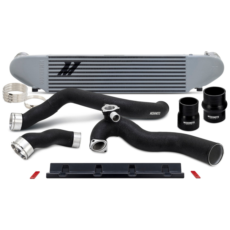 Mishimoto 2024+ Ford Mustang 2.3L EcoBoost Performance Intercooler Kit -  Silver/Black - MMINT-MUS4-24KSLBK Photo - Primary