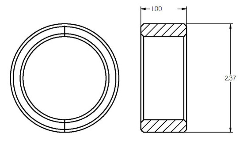 Ridetech Ford Mustang 2nd Gen Threaded Ball Joint Ring - Single - 90000126 User 1