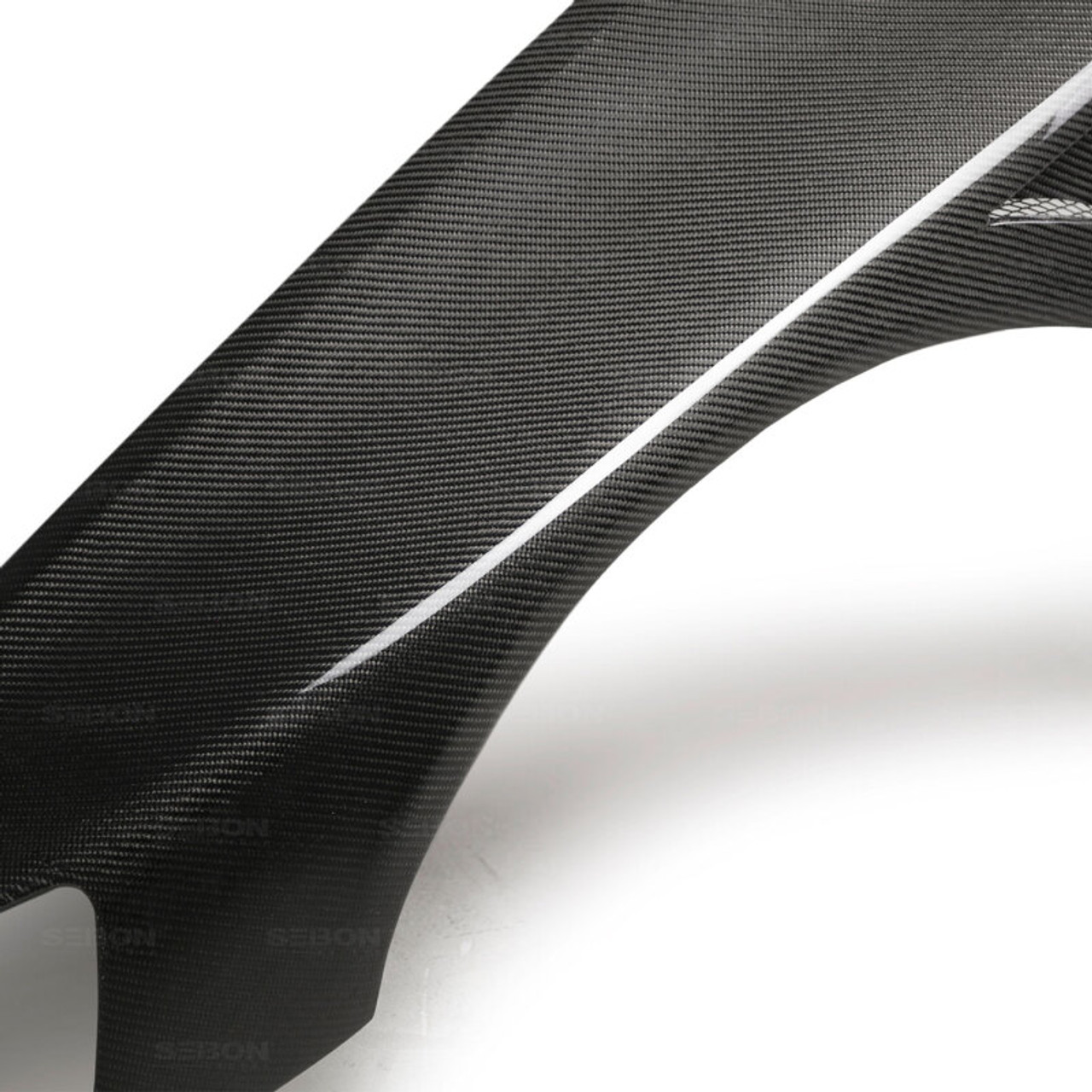 Seibon 03-07 Mitsubishi Evo 8 & IX 10mm Wider Carbon Fiber Fenders - FF0305MITEVO8