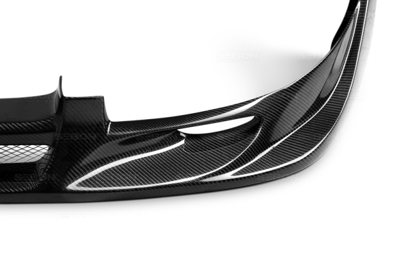 Seibon 04-05 Subaru WRX/STI CW Carbon Fiber Front Lip - FL0405SBIMP-CW