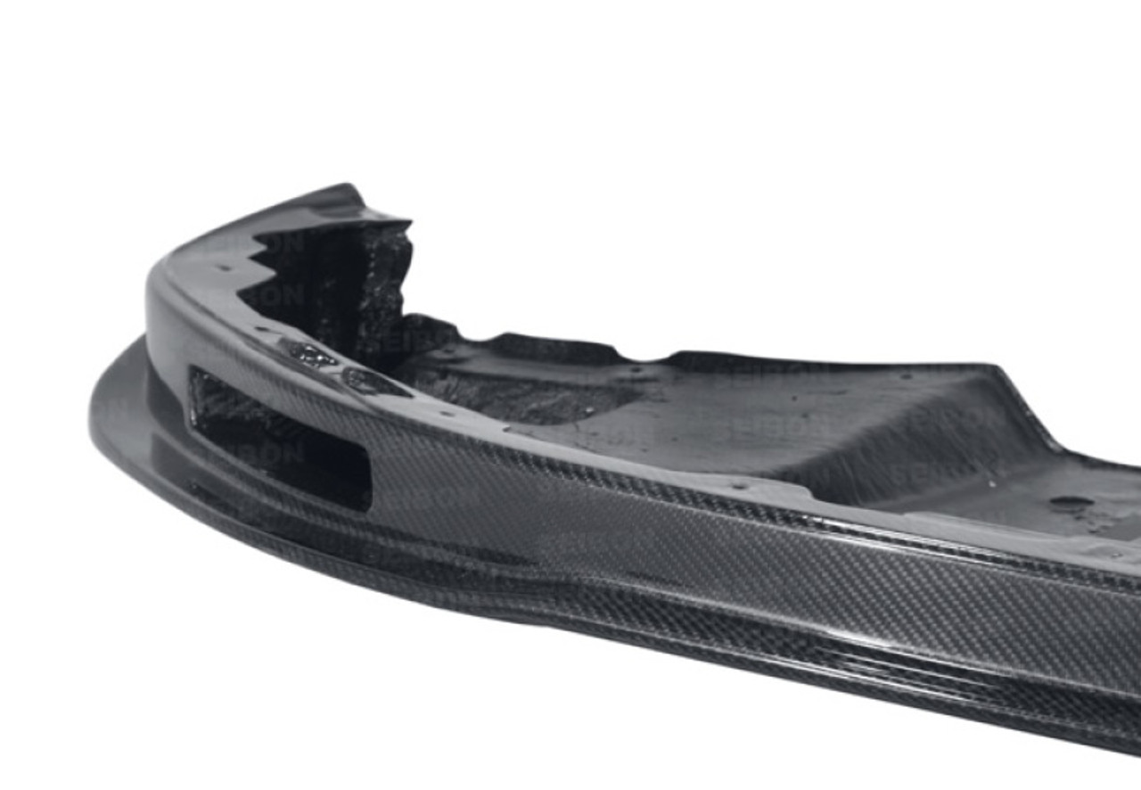 Seibon 12-13 Nissan GTR R35 VS-Style Carbon FIber Front Lip - FL1213NSGTR-VS