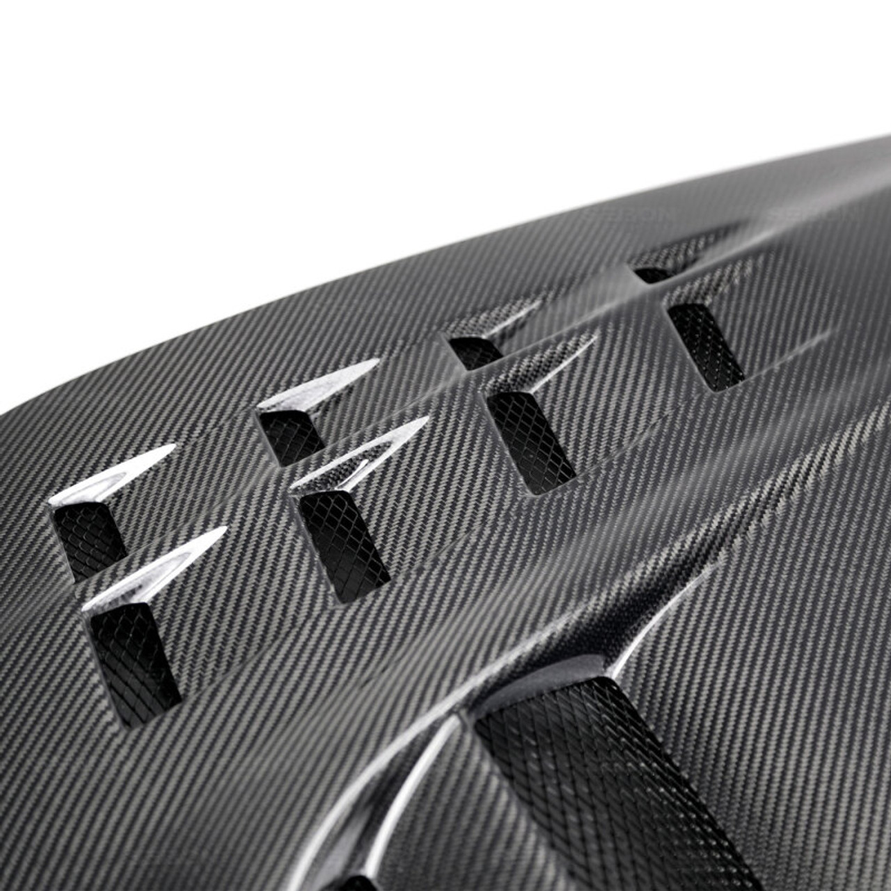 Seibon 03-07 Mitsubishi Evo 8 & 9 CW II Carbon Fiber Hood - HD0305MITEVO8-CWII