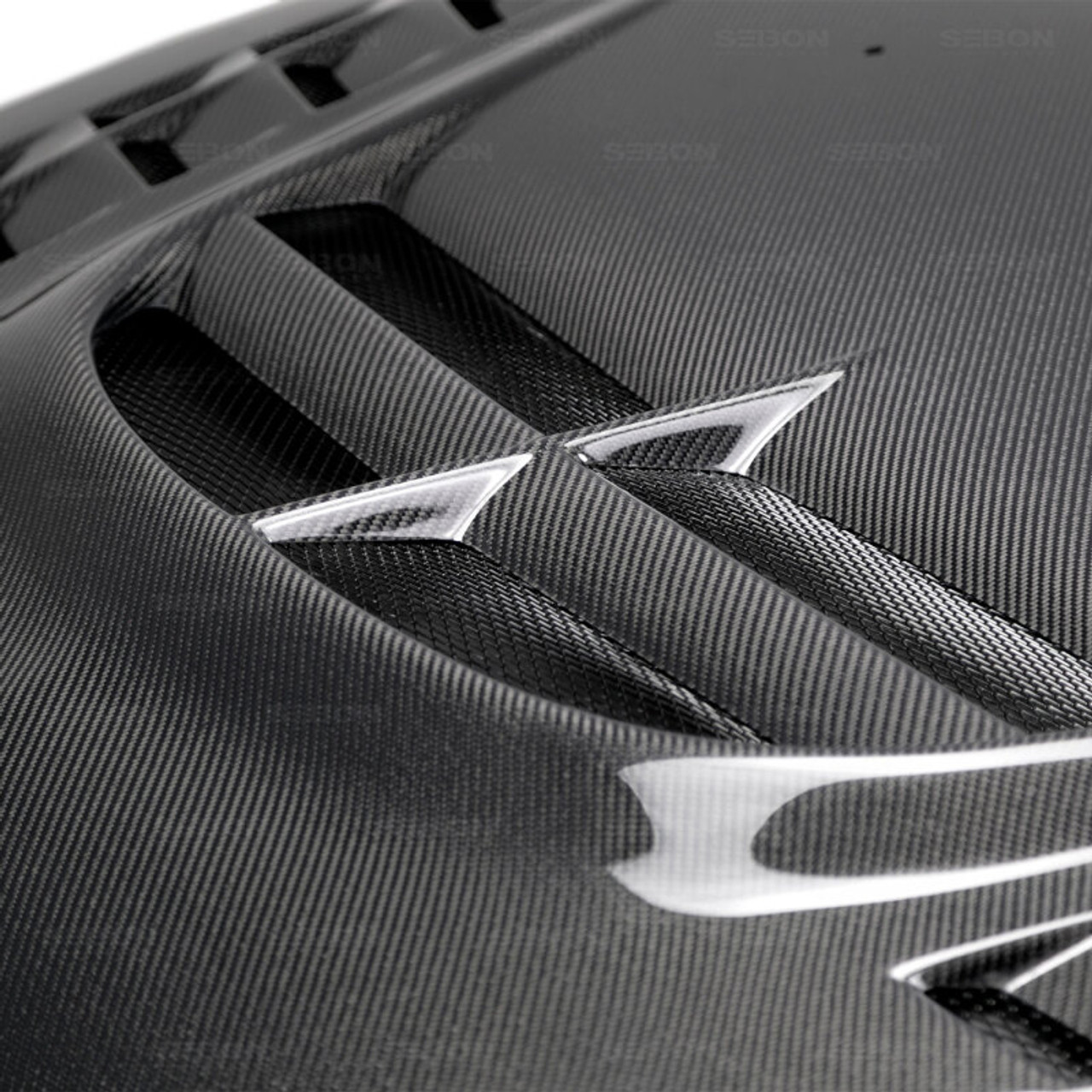 Seibon 03-07 Mitsubishi Evo 8 & 9 CW II Carbon Fiber Hood - HD0305MITEVO8-CWII