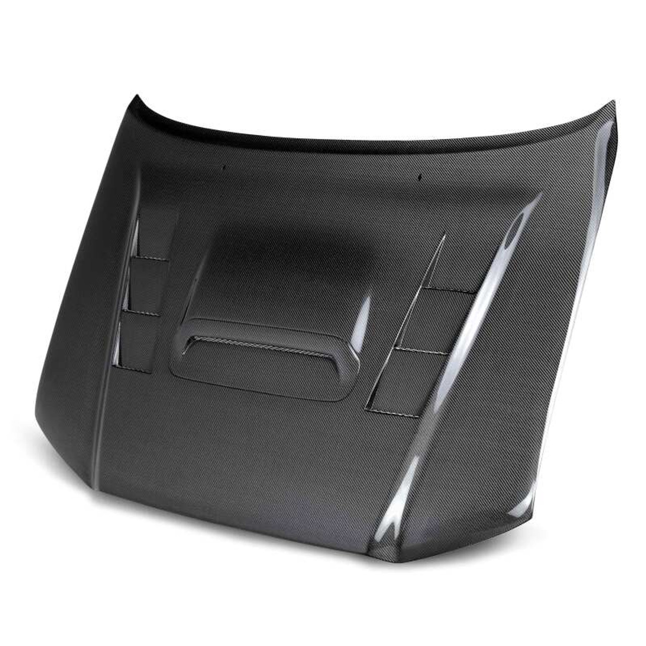 Seibon 12-15 Toyota Tacoma TS-Style Carbon Fiber Hood - HD12TYTA-TS