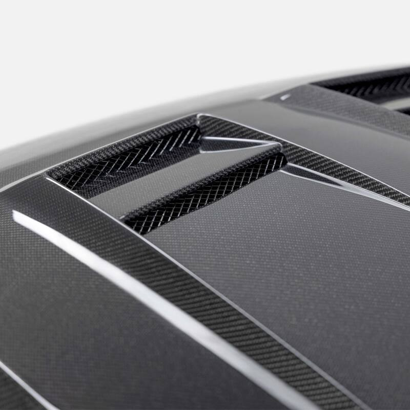 Seibon 2022-2023 Volkswagen Golf GTI/R DV-Style Carbon Fiber Hood - HD22VWG8-DV