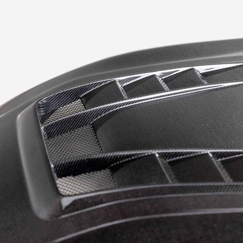 Seibon 23-25 Toyota Corolla GR TV-Style Double-Sided Carbon Fiber Hood - HD23TYGRCOR-TV-DS