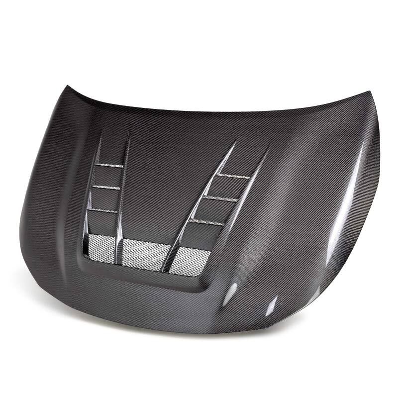 Seibon 23-25 Toyota Corolla GR TV-Style Double-Sided Carbon Fiber Hood - HD23TYGRCOR-TV-DS