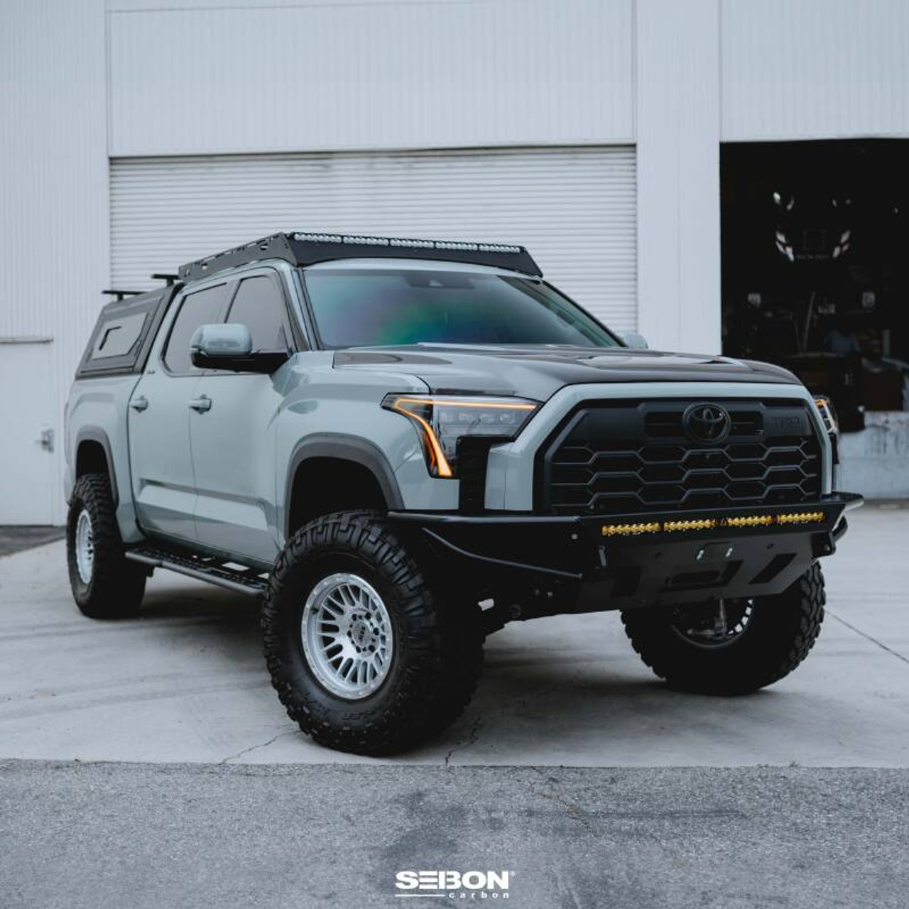 Seibon 22-24 Toyota Tundra / 23-24 Toyota Sequoia RR-Style Carbon Fiber Hood - HD23TYTU-RR