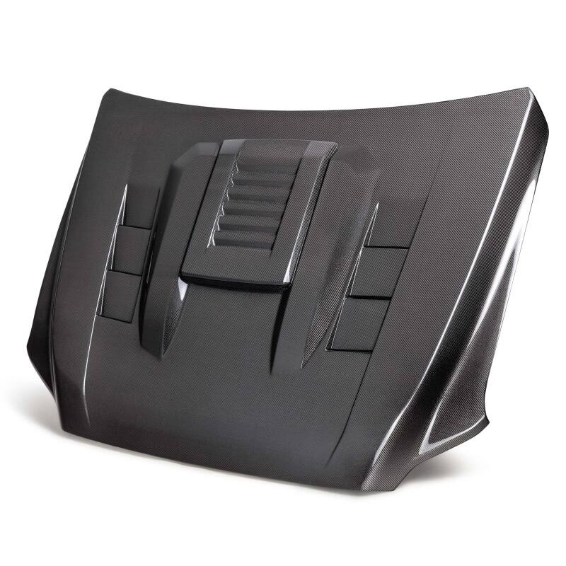 Seibon 2024 Toyota Tacoma TS-Style Carbon Fiber Hood - HD24TYTA-TS