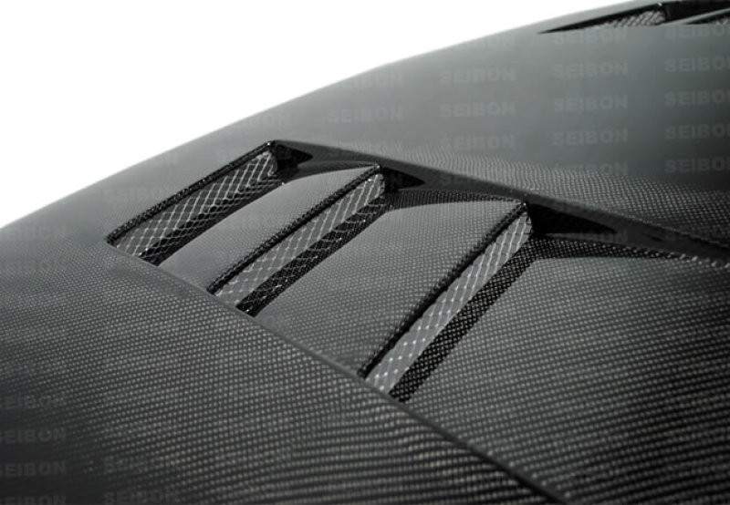 Seibon 92-95 Honda Civic 2DR/3DR TS-Style Carbon Fiber Hood - HD9295HDCV2D-TS