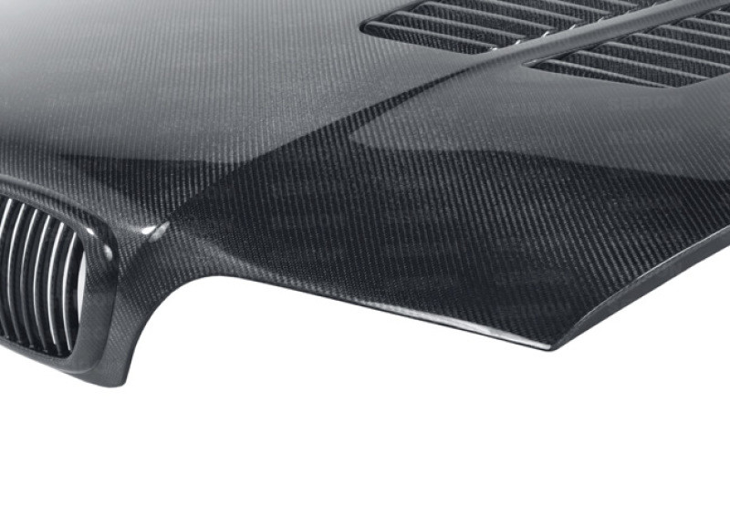 Seibon 97-03 BMW 5 Series 4Dr (E39) GTR-Style Carbon Fiber Hood - HD9703BMWE39-GTR
