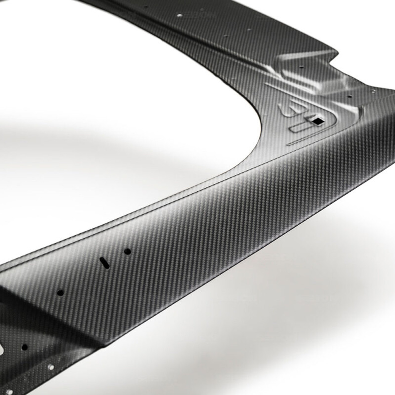 Seibon 2017+ Honda Civic Type R Hatchback OEM Dry Carbon Fiber Trunk Lid - TL17HDCVRHB-DRY