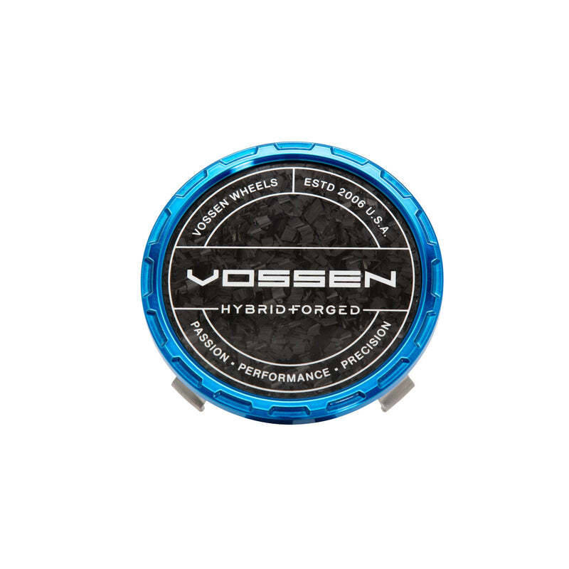Vossen HF Carbon Billet Sport Cap 2.0 - Small (VHF) - Transparent Blue - Forged (Gloss) - CAPBSC2-SM-HF-BL-F Photo - Primary