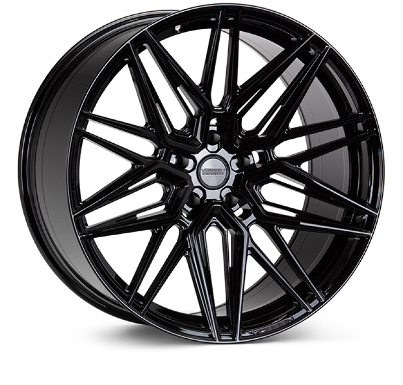 Vossen HF-7 22x9.5 / 5x108 / ET32 / Deep Face / 63.4 - Gloss Black Wheel - HF7-2J41