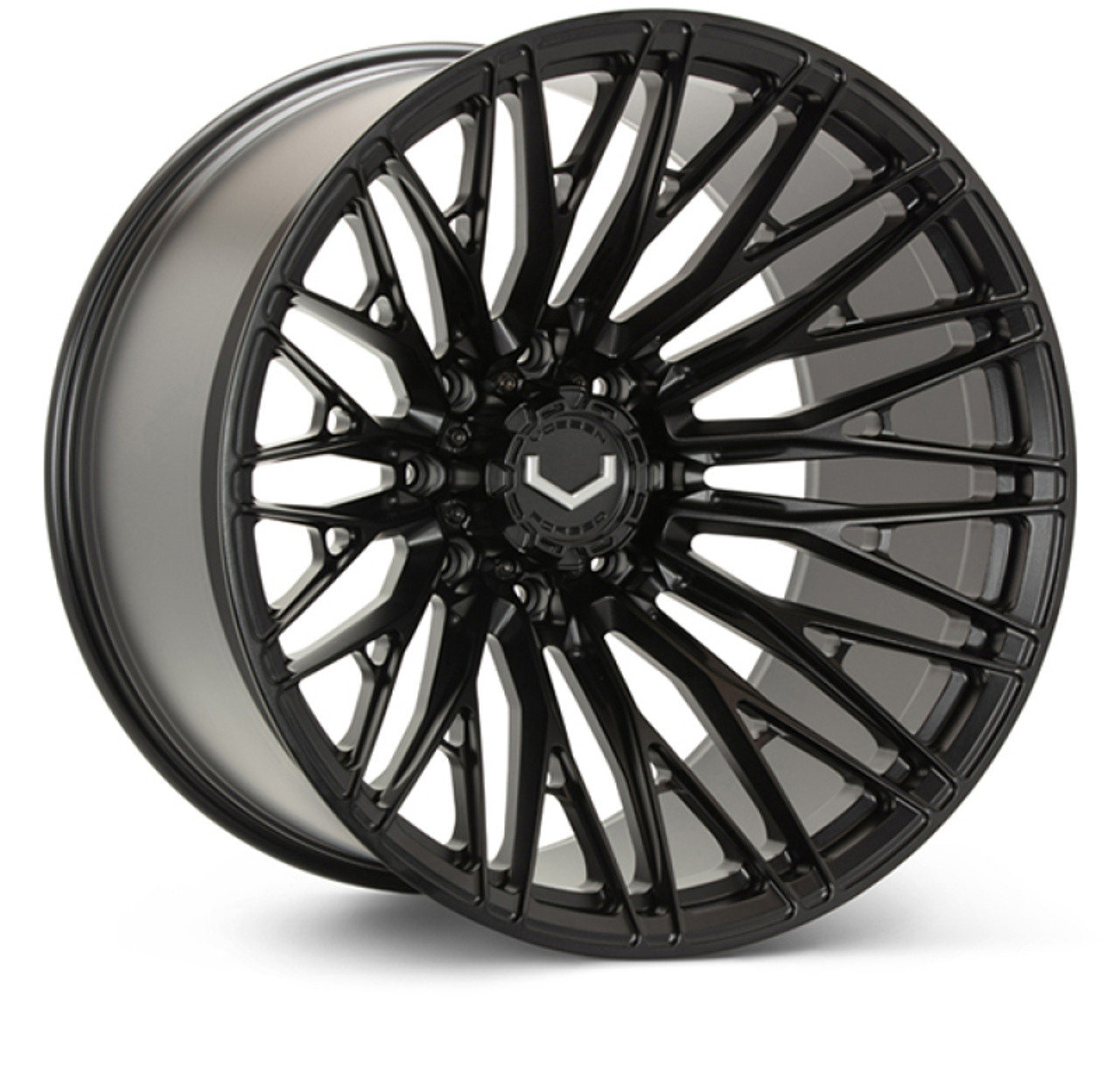 Vossen VFX-04 24x14 - 6x135 - ET44 - Mega Deep - 87.1 - Satin Black Wheel - VFX-04-4F53 Photo - Primary