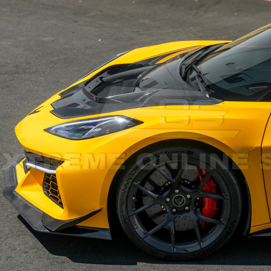 EOS ZR1 Style Carbon Fiber Hood - C8 Corvette Stingray / E-Ray / Z06 / ZR1