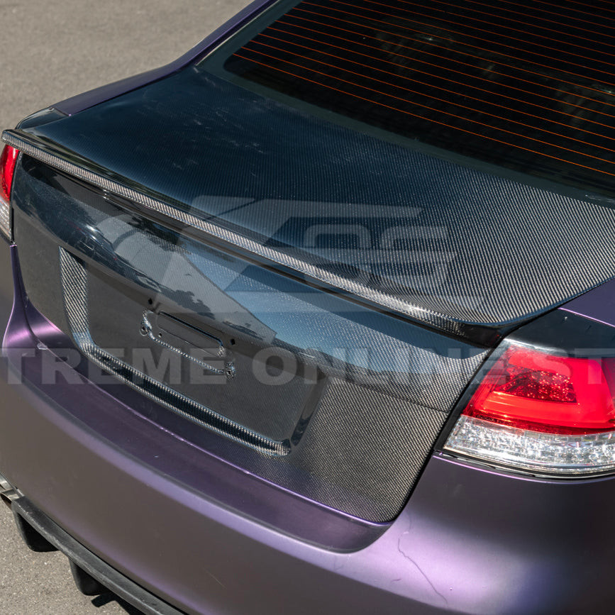 EOS Carbon Fiber Trunk w. Integrated Spoiler - 08-09 Pontiac G8 (TRUNK-1220-BKCF)