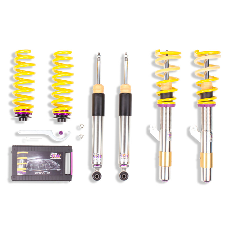 KW Coilover Kit V3 BMW 3 Series F30 6-Cyl w/o Electronic Suspension - 3522000F